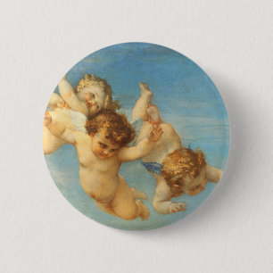 Macaron Rond 5 Cm Naissance de Vénus, détail des Anges par Alexandre