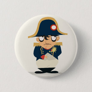 Macaron Rond 5 Cm Napoléon sur un bouton