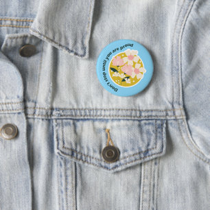 Macaron Rond 5 Cm N'arrêtez pas avant d'être fier  Citation motivati