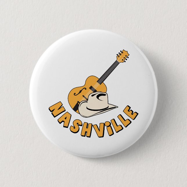 Macaron Rond 5 Cm Nashville (Devant)