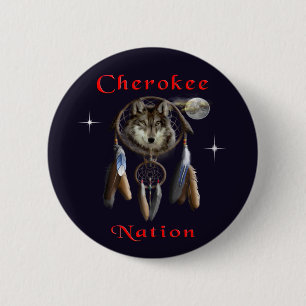 Macaron Rond 5 Cm Nation cherokee