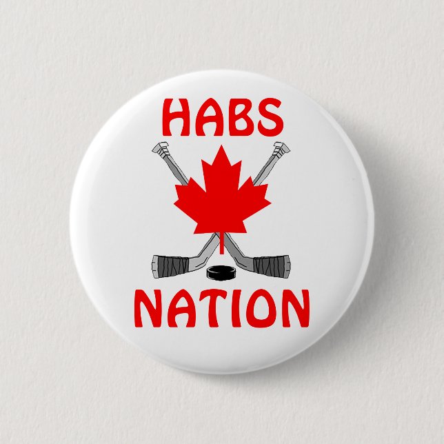 MACARON ROND 5 CM NATION DE HABS (Devant)