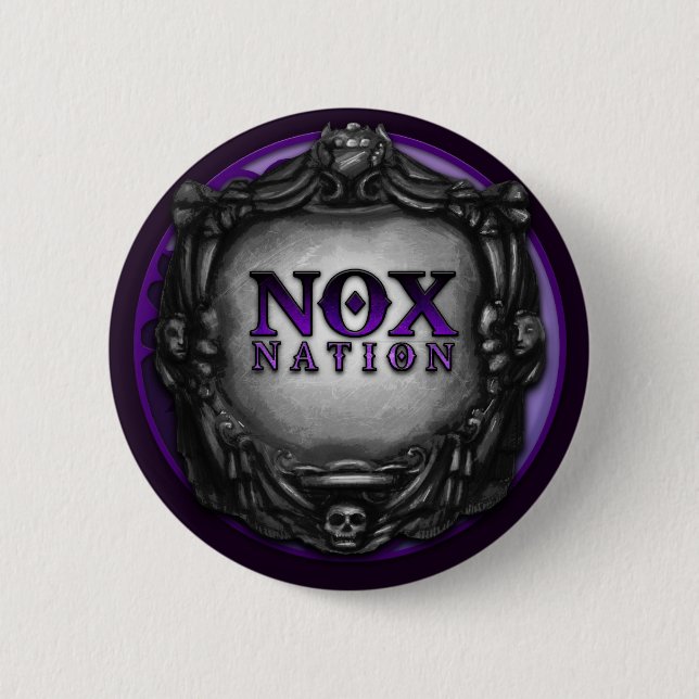 Macaron Rond 5 Cm Nation de Nox (Devant)