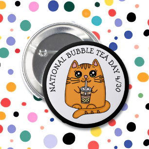 Macaron Rond 5 Cm National Bubble Tea Day - April 30  