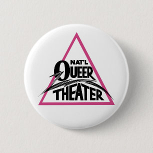 Macaron Rond 5 Cm National Queer Theater Logo Button