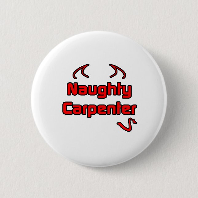 Macaron Rond 5 Cm Naughty Carpenter (Devant)