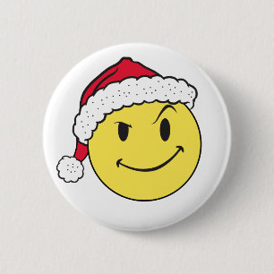 Macaron Rond 5 Cm Naughty Happy Face