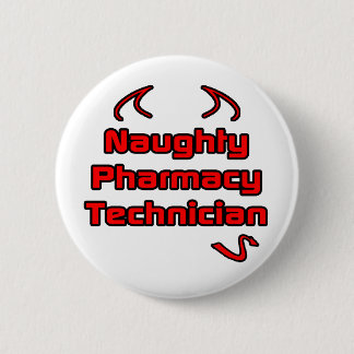 Macaron Rond 5 Cm Naughty Technicien en pharmacie