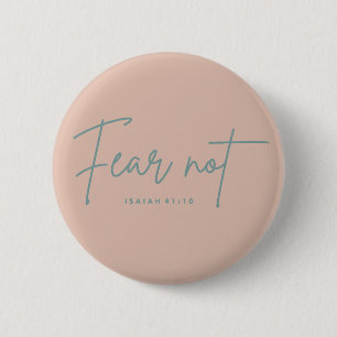 Macaron Rond 5 Cm "Ne crains pas." Ésaïe 41:10