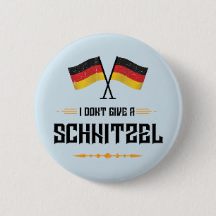 Macaron Rond 5 Cm Ne donnez pas Schnitzel Funny Oktoberfest