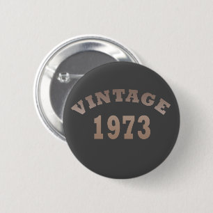 Macaron Rond 5 Cm né en 1973 millésime anniversaire
