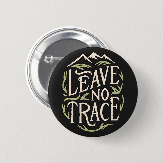 Macaron Rond 5 Cm Ne laisser aucune trace (Devant & derrière)