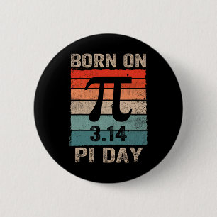 Macaron Rond 5 Cm Né Le Jour Du Pi Anniversaire 2025 Joyeux Thé Math