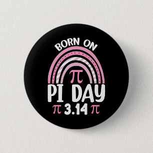 Macaron Rond 5 Cm Né Le Jour Du Pi Anniversaire Joyeux Jour Du Pi Pr
