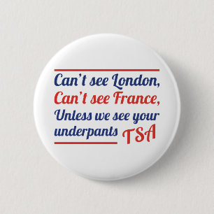 Macaron Rond 5 Cm Ne peut pas voir Londres