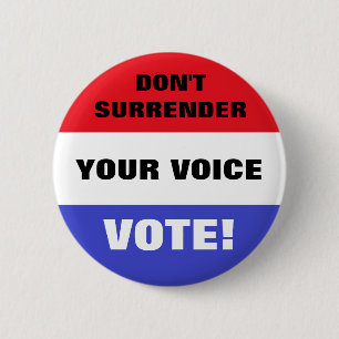 Macaron Rond 5 Cm Ne renoncez pas à votre vote vocal !