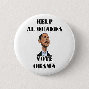 MACARON ROND 5 CM NE VOTEZ PAS POUR OBAMA
