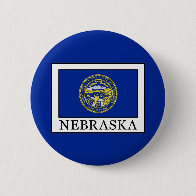 Macaron Rond 5 Cm Nebraska (Devant)
