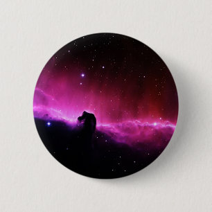 Macaron Rond 5 Cm Nebula à tête de cheval