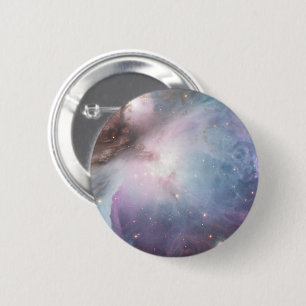 Macaron Rond 5 Cm Nébuleuse d'Orion Messier 78 Photo spatiale pastel