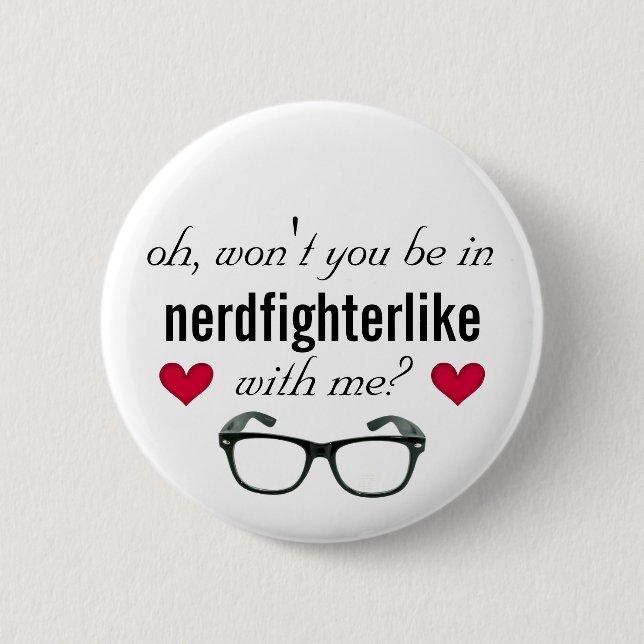 Macaron Rond 5 Cm Nerdfighterlike (Devant)