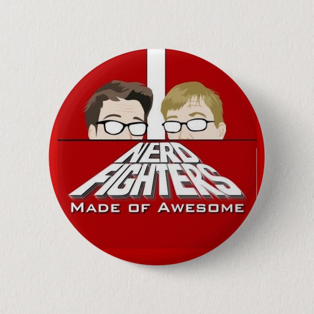 Macaron Rond 5 Cm Nerdfighters (Devant)