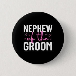 Macaron Rond 5 Cm Neveu du marié mariage mariage famille 