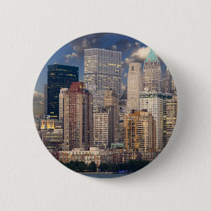 Macaron Rond 5 Cm New York City Manhattan