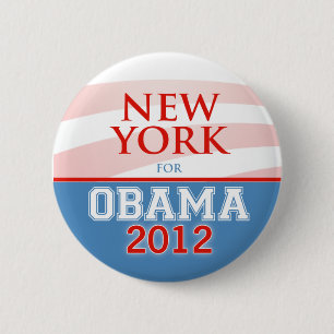 Macaron Rond 5 Cm NEW YORK pour Obama 2012
