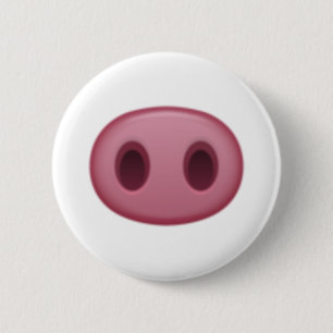 Macaron Rond 5 Cm Nez de porc - Emoji