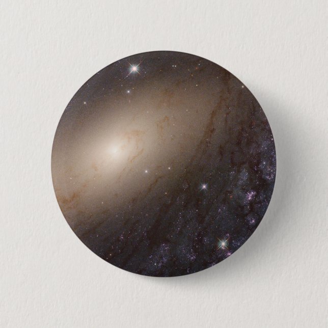 Macaron Rond 5 Cm Ngc 6744, 30 Millions D'Années-Lumières. (Devant)