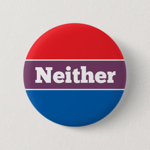 Macaron Rond 5 Cm Ni l'un ni l'autre candidat politique