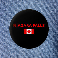 Niagara Falls Canada Drapeau canadien Couleur fonc