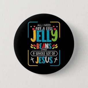 Macaron Rond 5 Cm Nice Jésus Ado Fun Christian Jelly Bean Candy Lov