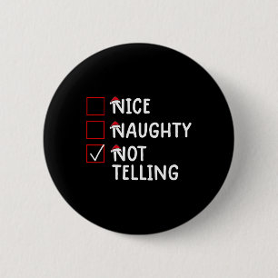 Macaron Rond 5 Cm Nice Naughty Ne Pas Dire Mignonne Noël