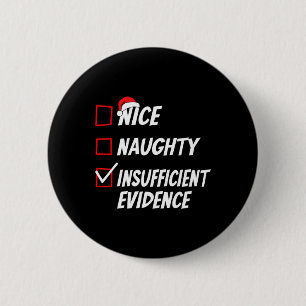Macaron Rond 5 Cm Nice Naughty Noël Famille Noël Fêtes Pajama Hommes