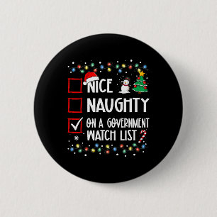 Macaron Rond 5 Cm Nice Naughty Sur Une Liste De Surveillance Du Gouv
