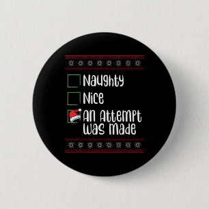 Macaron Rond 5 Cm Nice Naughty Une Tentative A Été Fait Noël Naughty