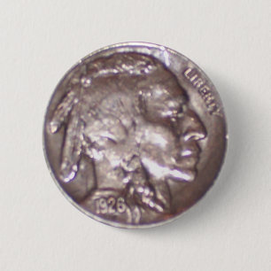 Macaron Rond 5 Cm Nickel Buffalo