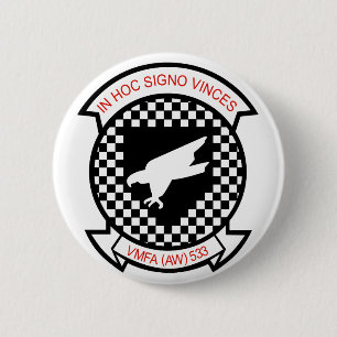 MACARON ROND 5 CM NIGHTHAWKS VMFA-533