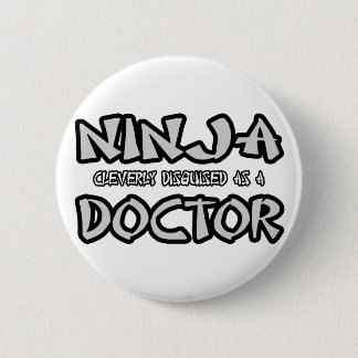 Macaron Rond 5 Cm Ninja...Docteur
