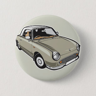 Macaron Rond 5 Cm Nissan Figaro Topaz Mist