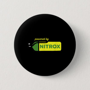 Macaron Rond 5 Cm Nitrox propulsé par Plongée sous-marine en plongée