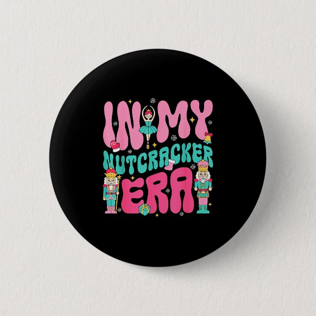 Macaron Rond 5 Cm Nk Nutcracker Squad In My Nutcracker Era Christmas (Devant)