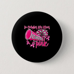 Macaron Rond 5 Cm Nk Out Football Cheer pour la sensibilisation au c