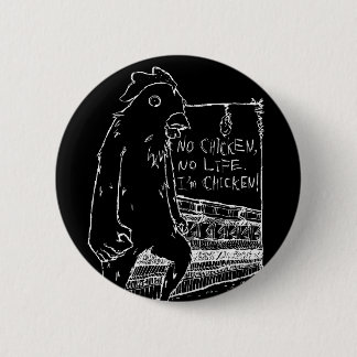 MACARON ROND 5 CM NO CHICKEN, NO LIFE.