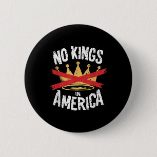 Macaron Rond 5 Cm No Kings In America Save Democracy I dissident Ant
