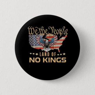 Macaron Rond 5 Cm No Kings In America We The People Creative Style