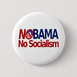 Macaron Rond 5 Cm NOBAMA aucun socialisme
