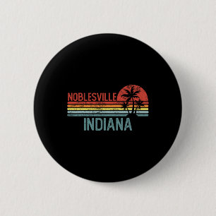 Macaron Rond 5 Cm Noblesville Indiana Drôle de voyage en ville Usa r